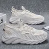 Men's Casual Shoes 2025 Spring Summer Hollow Out Breathable Mesh Shoes Comfortable Platform Lightweight Sneakers Tenis Masculino 3