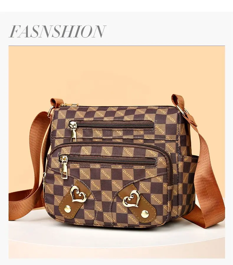 Borsa a tracolla da viaggio per madre anziana di mezza età, multi-tasca, da donna, 2023_voghion.com