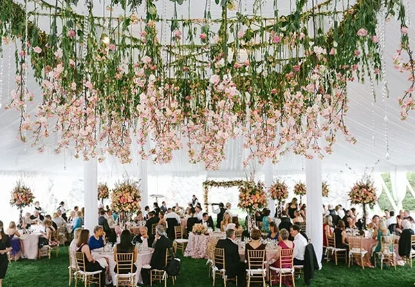 핑크 장미 진주 잎 스트링 구슬 화환 리본, 웨딩 파티 홈 공예 장식, DIY 액세서리 선물 포장, 2M