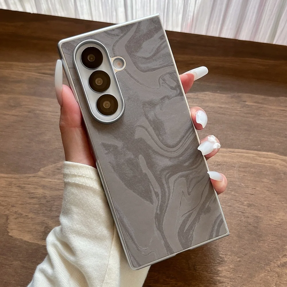Creative Pattern Gradient Shockproof Folding Phone Case with Enhanced Protection