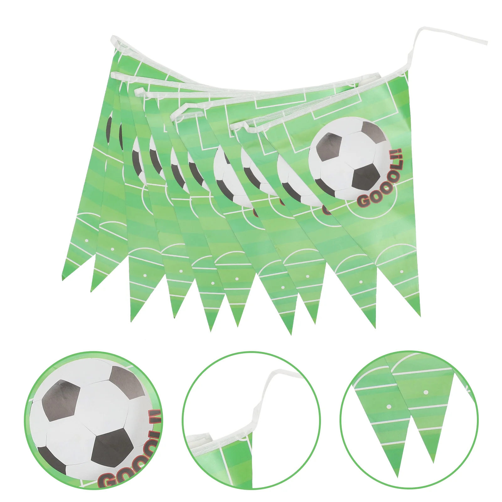 Soccer Birthday Party Decorations Sporty Theme Bunting Banners Garland Set