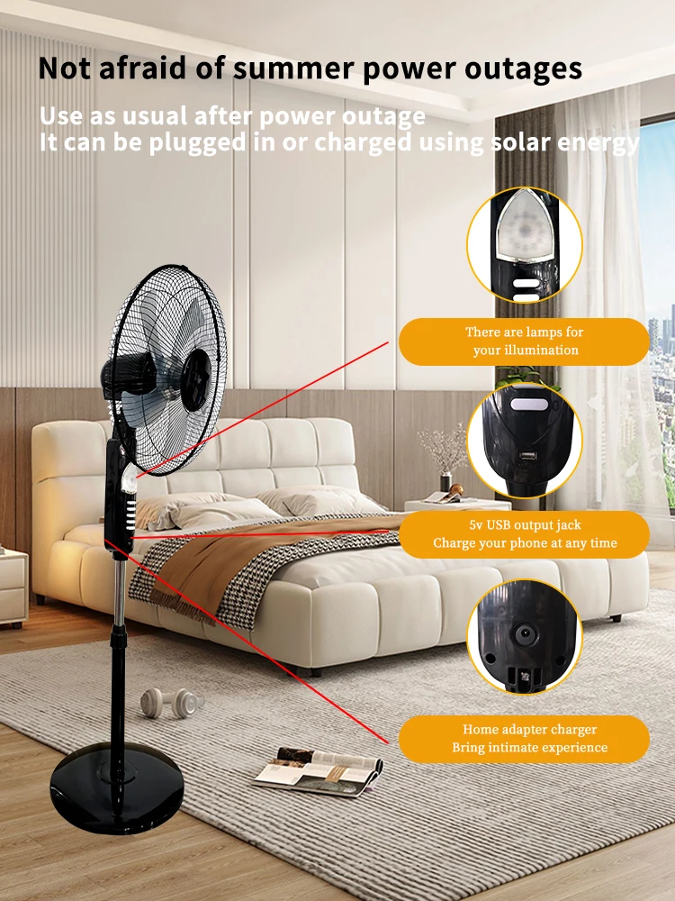 スタンドファン ホワイト/ブラック リモコン付き 山善 扇風機 卓上扇風機 デスクファン 風量2段階 左右首振り YDS