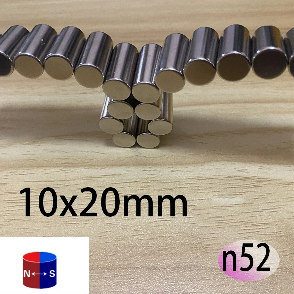 N52 Radial 10×20 Magnet Superpower Neodymium Nickle standard Search generate  Magnetic motor Fridge wind turbine Customised