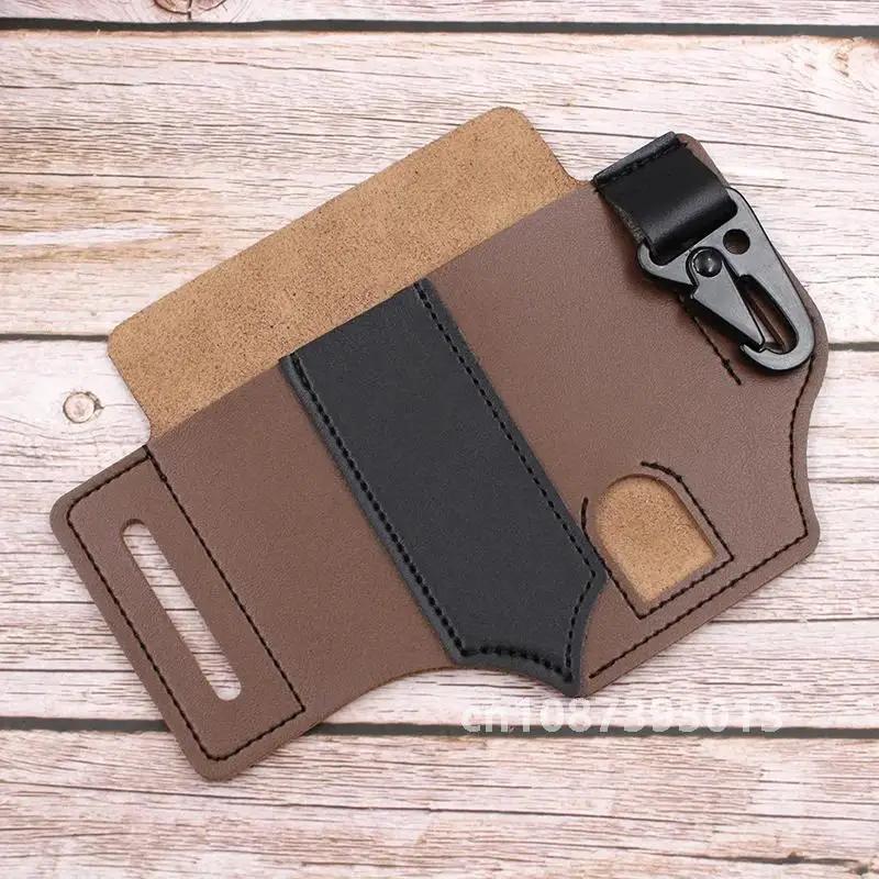 Description Picture 4 of itemLeather Sheath For Leatherman Multitool Sheath EDC Pocket Organizer Hunt Tactical Knife Pouch Flashlight Camping Outdoor Tool
