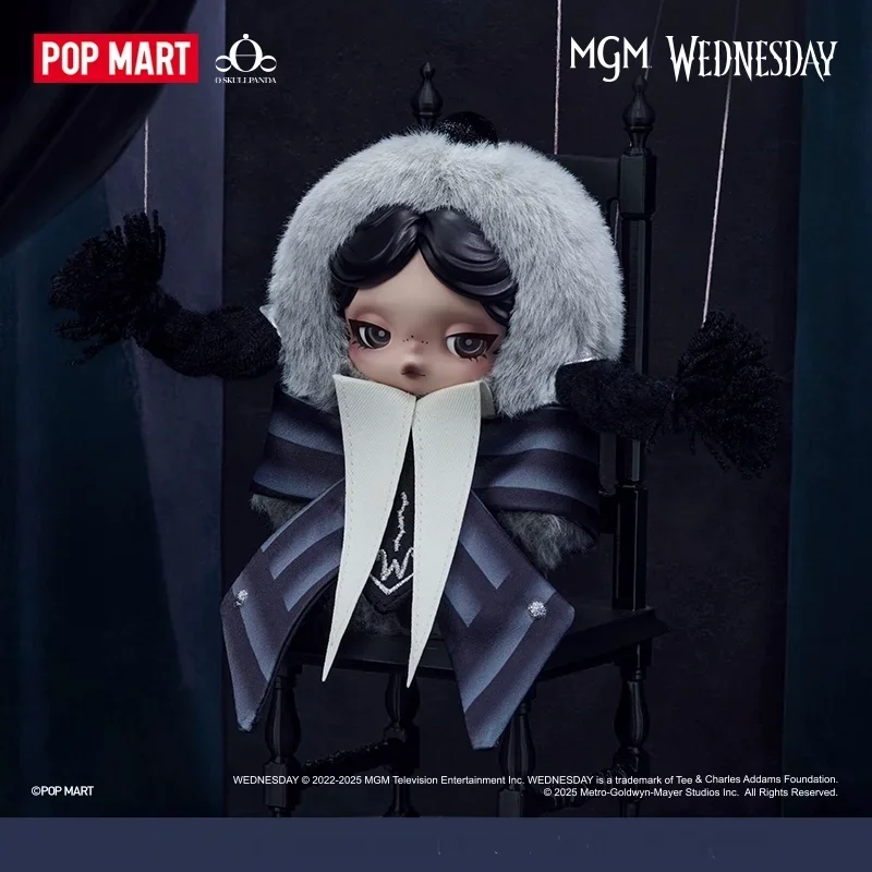 POP MART SKULLPANDA x MGM WEDNESDAY Series Blind Box Mystery Box