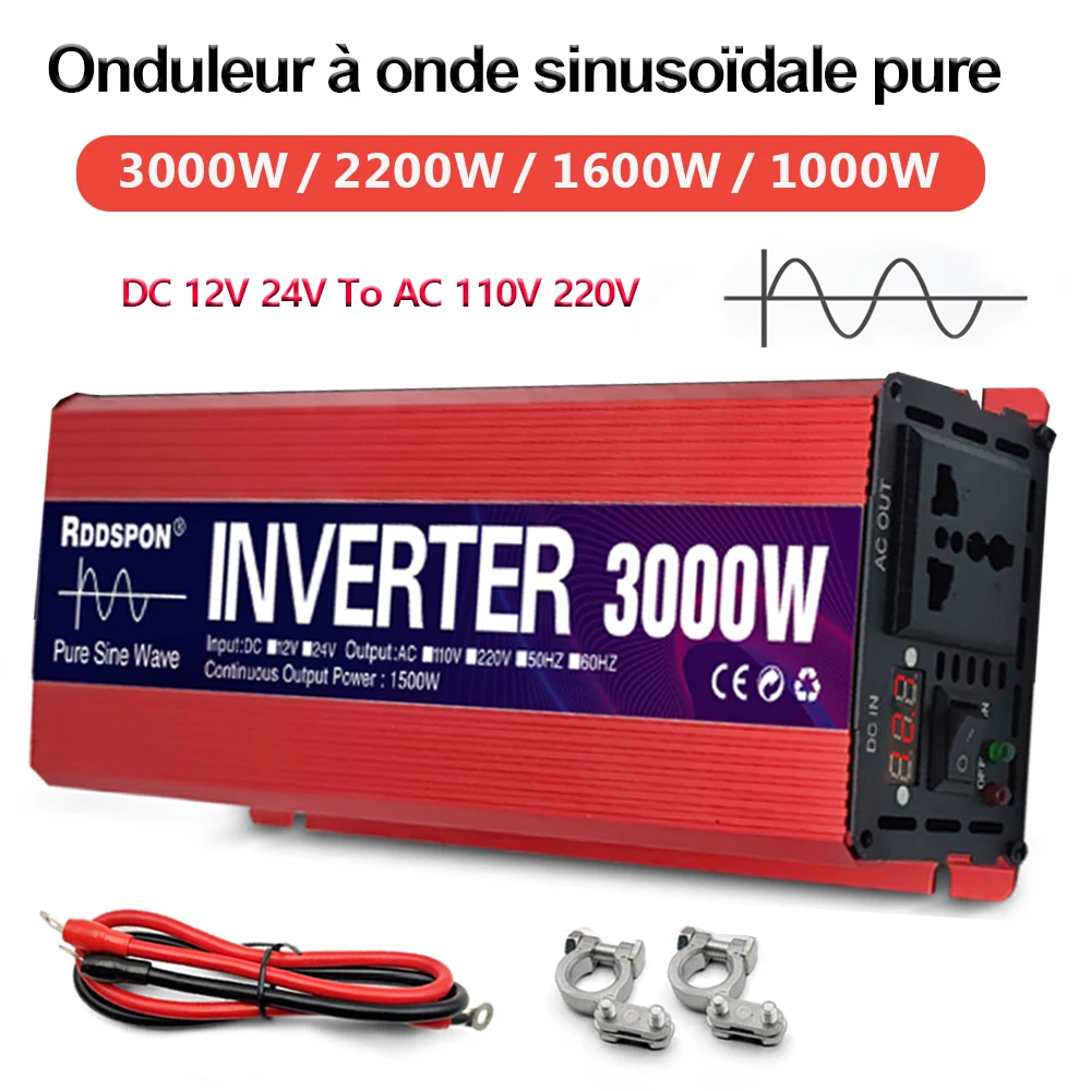 Inverseur automobile 800W de C.C 12V 240V d'inverseur de pouvoir