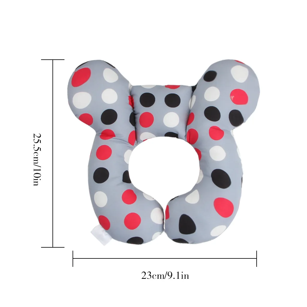 2023New Baby Pillow Protective Travel Car Seat Head Neck Support Pillows Newborn Children U Shape Headrest Toddler Cushion 0-3 Y 6