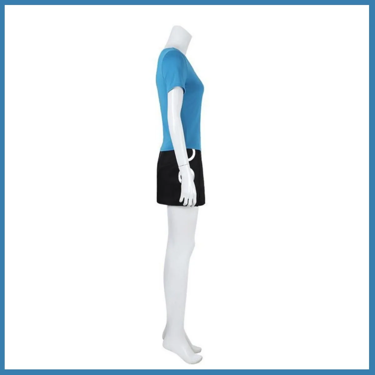 One Piece Nami Summer Blue Crop Top and Skirt Cosplay Costume