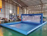 Giant PVC Inflatable Volleyball Court Outdoor Volleyball Pool, Beach Water Volleyball Field for Outdoor Sport Game Pool 1
