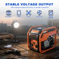 Générateur à essence à fréquence variable haute puissance 3500W, 4 temps, portable, camping, camping-car, jardin 2