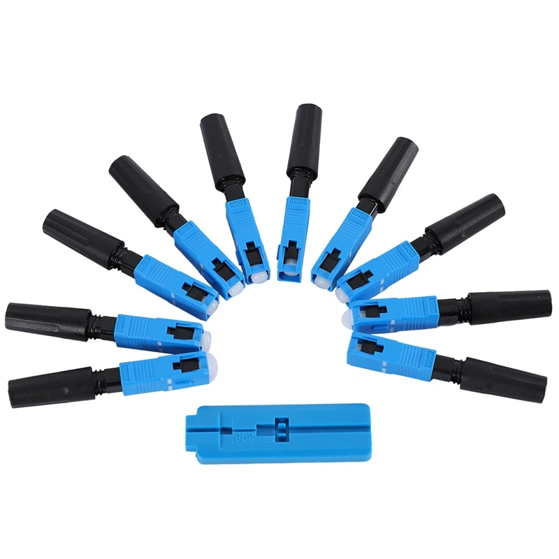 

AYHF-200 Pcs Embedded Sc Upc Fiber Optic Fast Connector Ftth Single-Mode Fiber Optic Sc Quick Connector Sc Adapter