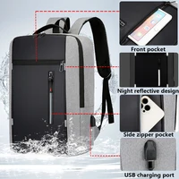 Waterproof Business Backpack Men USB School Backpacks 15.6 Inch Laptop Backpack Large Capacity Bagpacks for Men Back Pack Bags 2