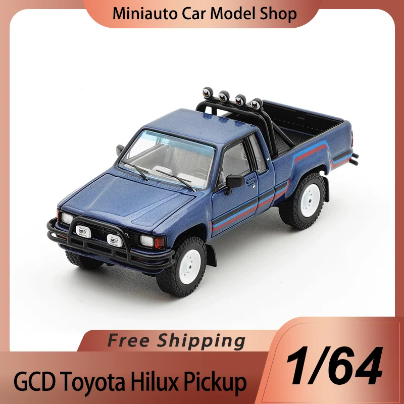 New In Stock Gcd 1:64 Toyota Hilux Pick-Up Alloy Miniature