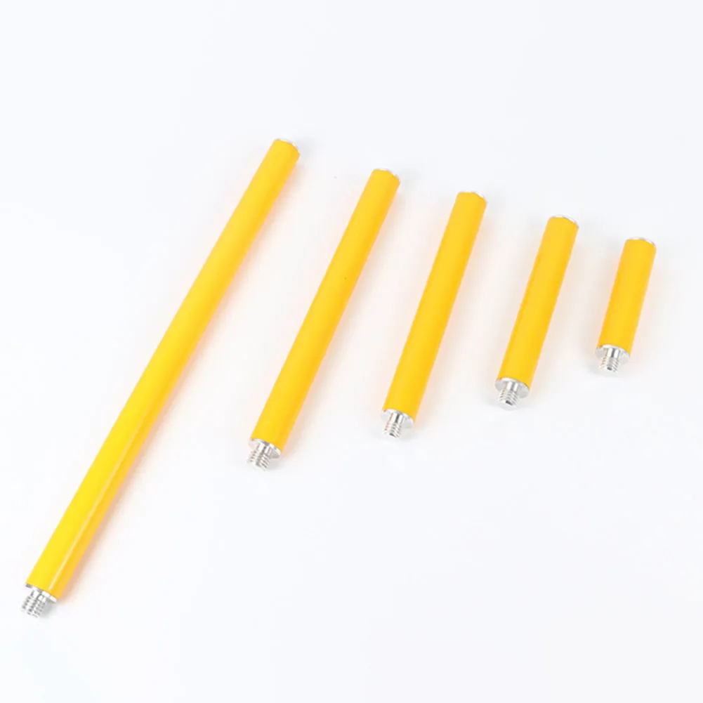 고품질 10-60cm 5/8 스레드 GPS/RTK 연장 막대 노란색 직경 25 Mm GPS 측량 폴 안테나 GNSS 용 확장 섹션