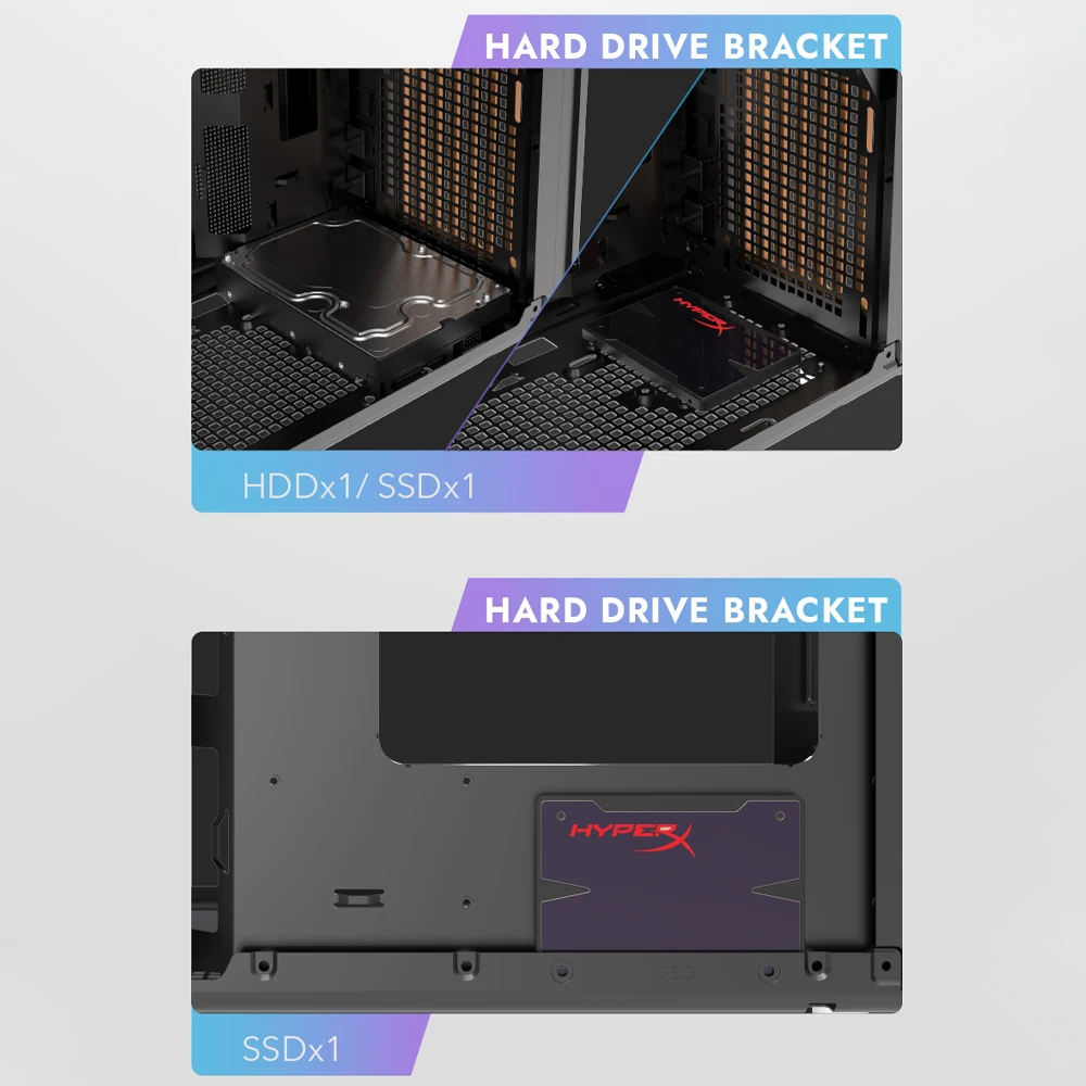 DarkFlash WD200 PC Case Gaming Computer Desktop M-ATX / ITX Motherboard PC Gamer Cabinet Wood Edition diy gaming computer case