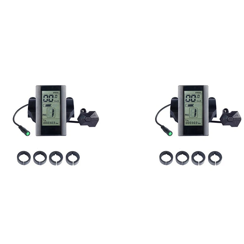 

2X Electric Bicycle Display 800S LCD Display For Bafang BBS01 BBS02 Ebike Conversion Kit Electric Bicycle Part