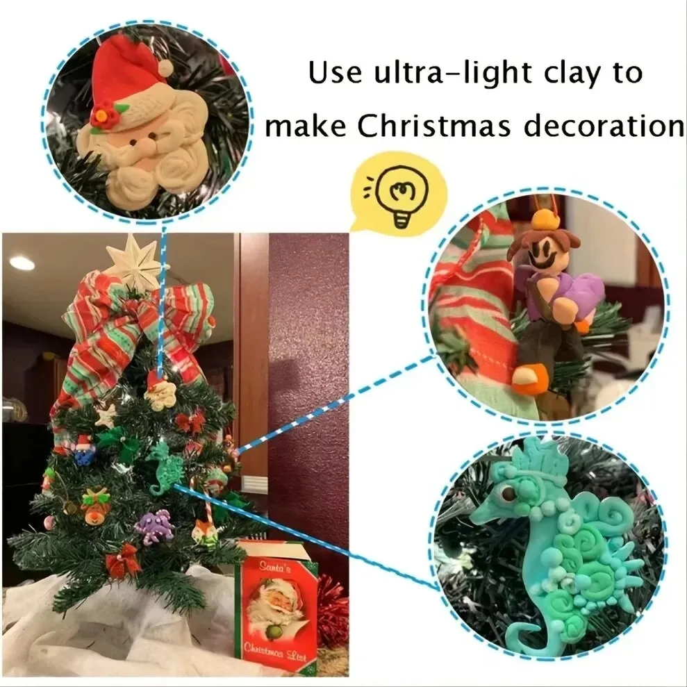 36 Colors Air Dry Clay Set Ultralight Plastic Clay With Sculpting Tools For Preschool Education And DIY Crafts