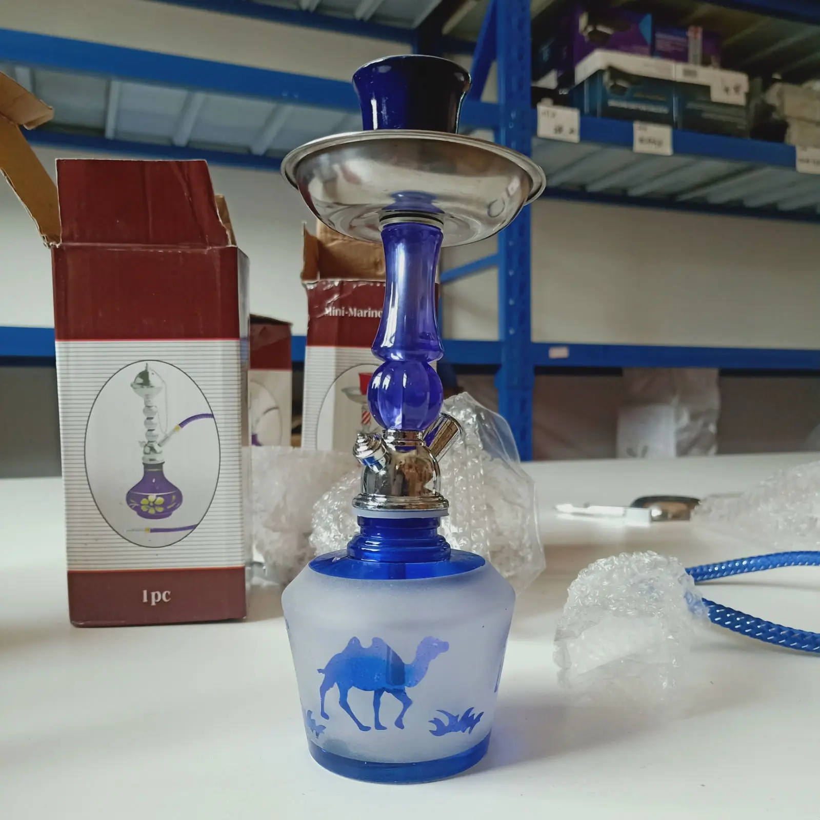 Shisha-Cachimba de agua portatil, cachimba para fumar tabaco, Chicha  aleatoria China, Ak 47, novedad - AliExpress