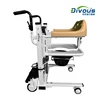 Moving Patient Lifting Toilet Transfer Chair For Elderly Hydraulic Commode Chair For Disabled 3