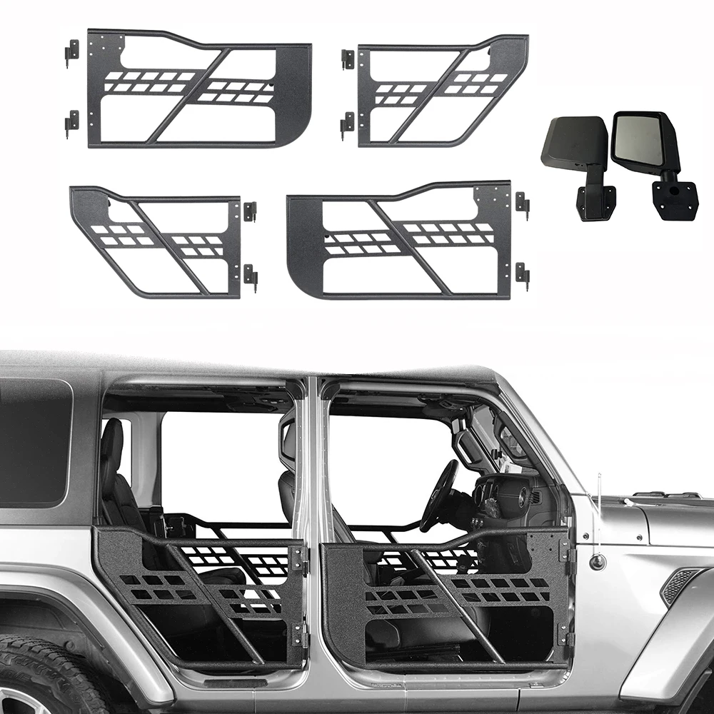 

Tube Doors for Jeep Wrangler 4 Doors JL 2018-2021 LANTSUN JL1078
