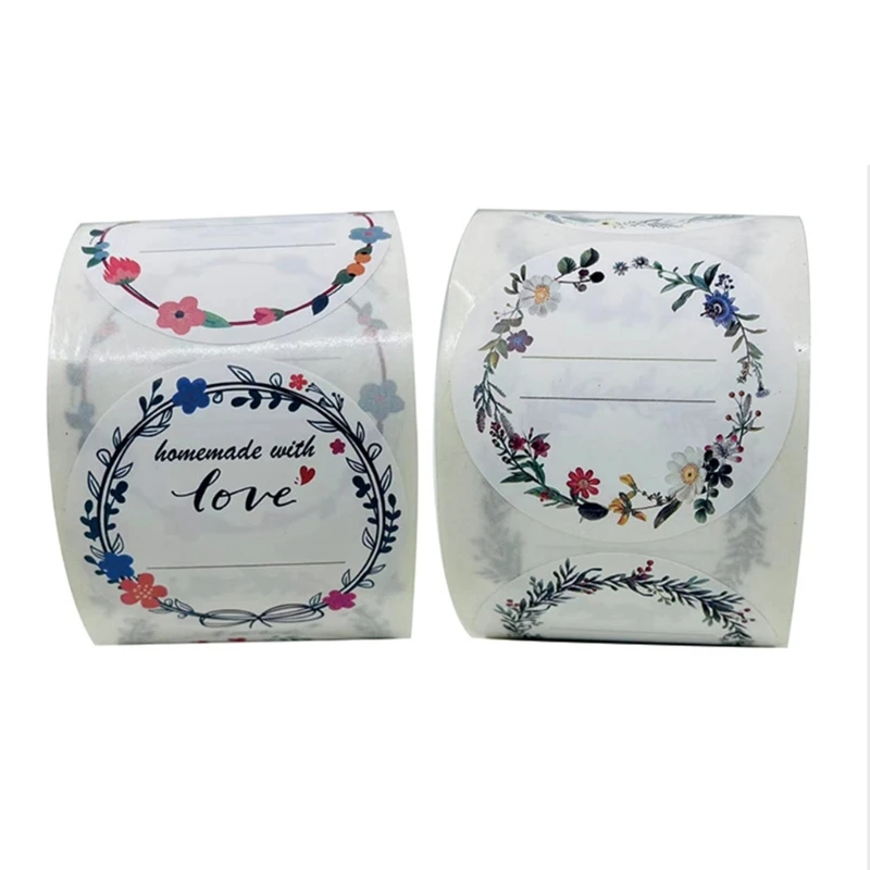 

Самоклеящиеся этикетки 5 см, круглые наклейки, этикетки для бутылок, записываемые этикетки для рукоделия