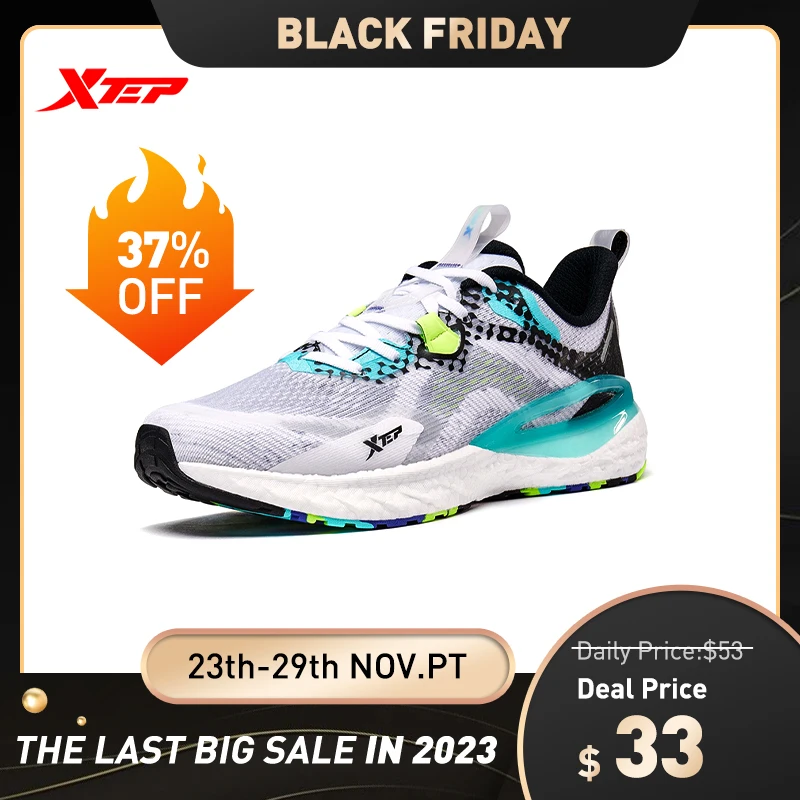  XTEP Dynamic Foam Running Shoes Men Shock Absorbing Male Casual Sports Shoes For Men Tennis Marathon Men's Sneakers 880319110119 