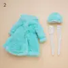 30CM Doll Clothes Suit Fashion Tops Fur Overcoat Knitted Miniature Hat Colorful Lace Stocking For for 1/6 BJD Dolls Accessories 5