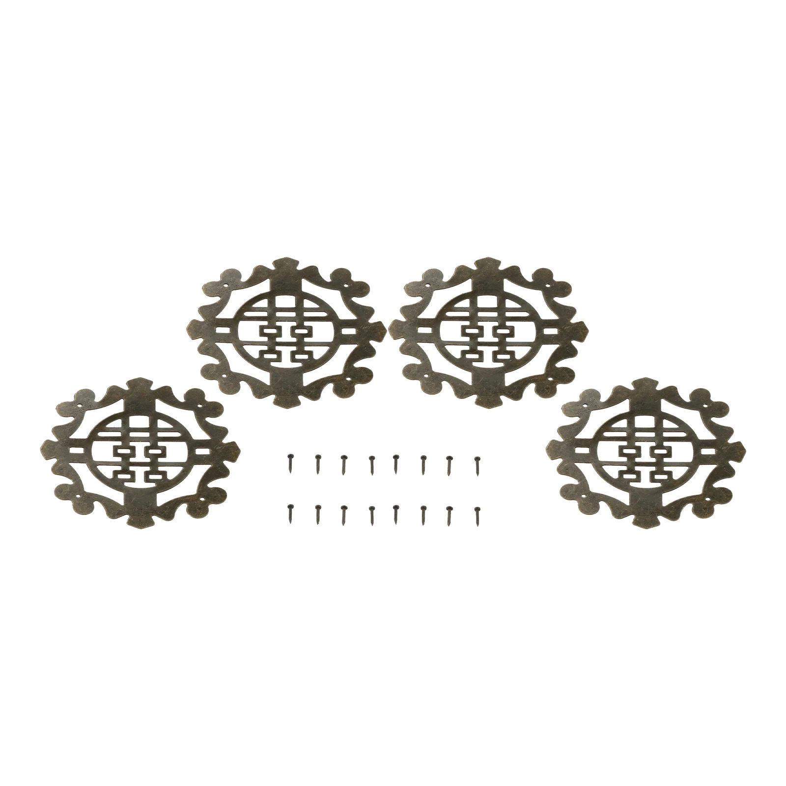4pcs-Antique-Bronze-Decor-Protect-Sheets-w-nails-Hollow-Chinese-Character-Happy-Pattern-Old-Fashion-74mm.jpg