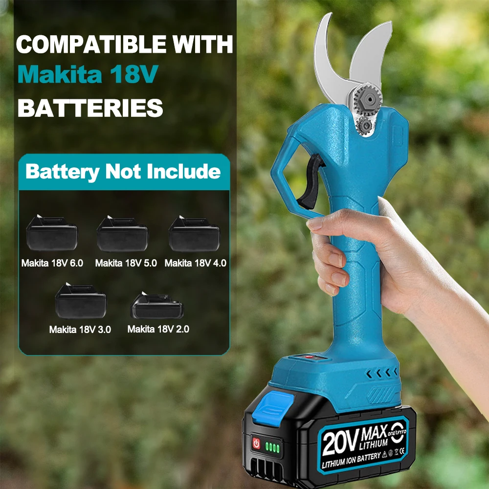 Brushless Electric Scissors Cordless Pruning Shear Garden Battery Pruner Bonsai TapenerTools Supplies For Makita 18V Battery 3