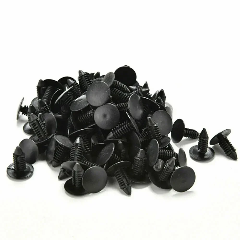 100-300pcs 자동차 인테리어 지붕 고정 버클 철조망 클립 자동 패스너 플라스틱 리벳 리테이너 버클 펜더 푸시 핀 클립