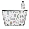 Custom Cartoon Doctor Nurse Enfermera En Apuros Toiletry Bag Women Makeup Cosmetic Organizer Lady Beauty Storage Dopp Kit Case 2