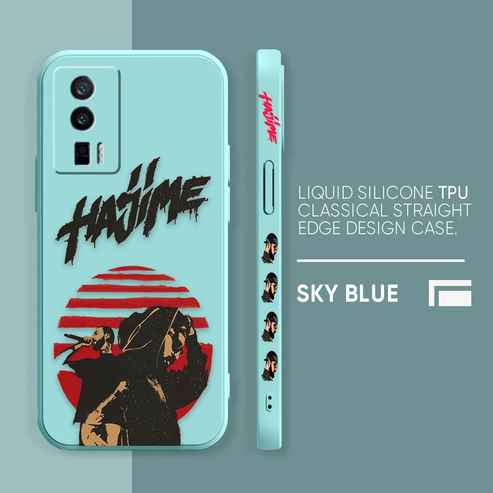 thumbnail image 1 of Funda para Redmi K60E K50 K40S K40 K30 K20 10C 9 8A 8 10 Pro 4G 5G Funda de silicona líquida Simple cantantes de Rap Miyagi y Andy Panda, 1 of 5