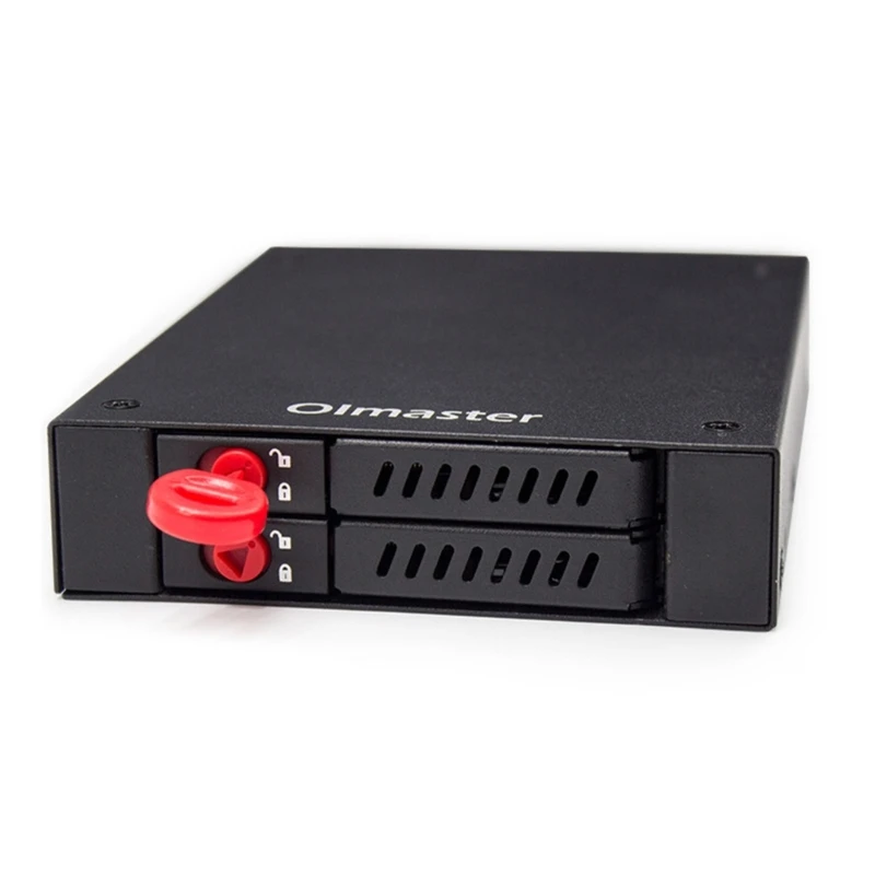 OImaster 4-Bay 2.5 Inch SATA HDD SSD Mobile Rack Internal Enclosure Description Image.