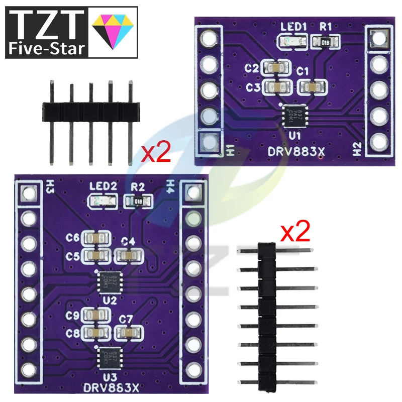 DRV8837 DC-Motorantriebsmodul 1-Kanal und 2-Kanal 1,8A Schrittmotor-Antriebsplatine