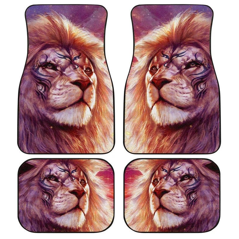 

Коврики для автомобиля Warrior Lion, аксессуары для автомобиля, подарки, набор из 4 предметов