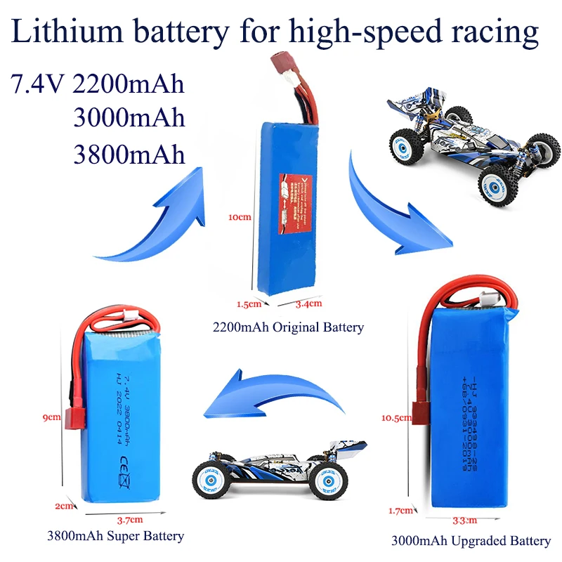 Wltoys 124017 124016 1/12 2.4G Racing RC Cars 4WD Brushless Motor 75Km/H High Speed Remote Control Off-road Drift Toys For Aduit