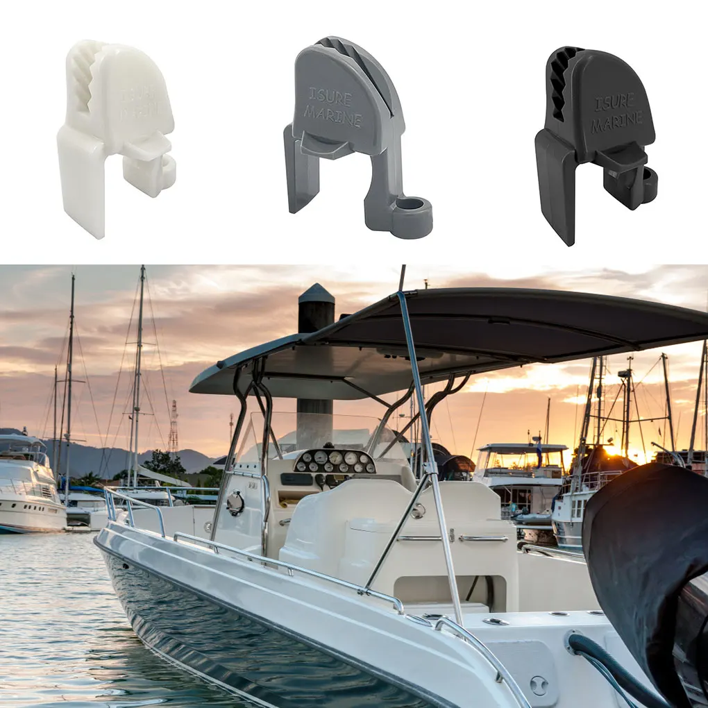 

Clips Nylon Reliable Waterproof Rail Cleats Practical Pontoon Marine Hanger Holders Accessories Fittings Black
