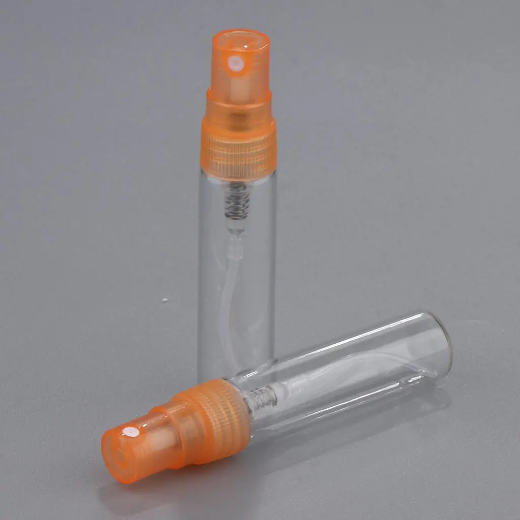 리필 가능한 유리 향수 분무기 5ml 10ml 펌프 병 소형 스프레이 바이알 에센셜 오일 여행용