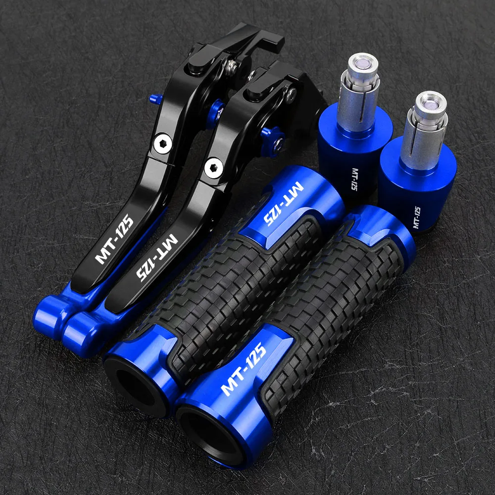 

Motorcycle For YAMAHA MT125 2023 MT 125 MT-125 2014-2022 Brake Clutch Levers Handlebar Handle Grips Ends Caps Slider Accessories