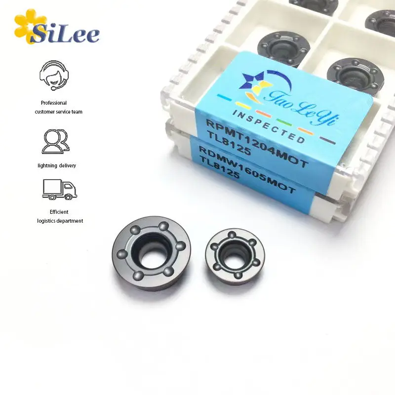 

RPMT1204MO RDMW1605 Cnc Face Milling Inserts Lathe Mill Tools Roughing Cutter RDMT For Steel Parts Stainless Steel Free shipping