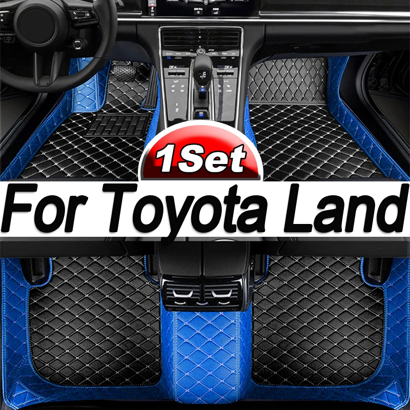 

Car Floor Mats For Toyota Land Cruiser Rando-Kurūzā LandCruiser 1999~2007 5seat Car Mats Luxury Carpets Tapetes Car Accessories