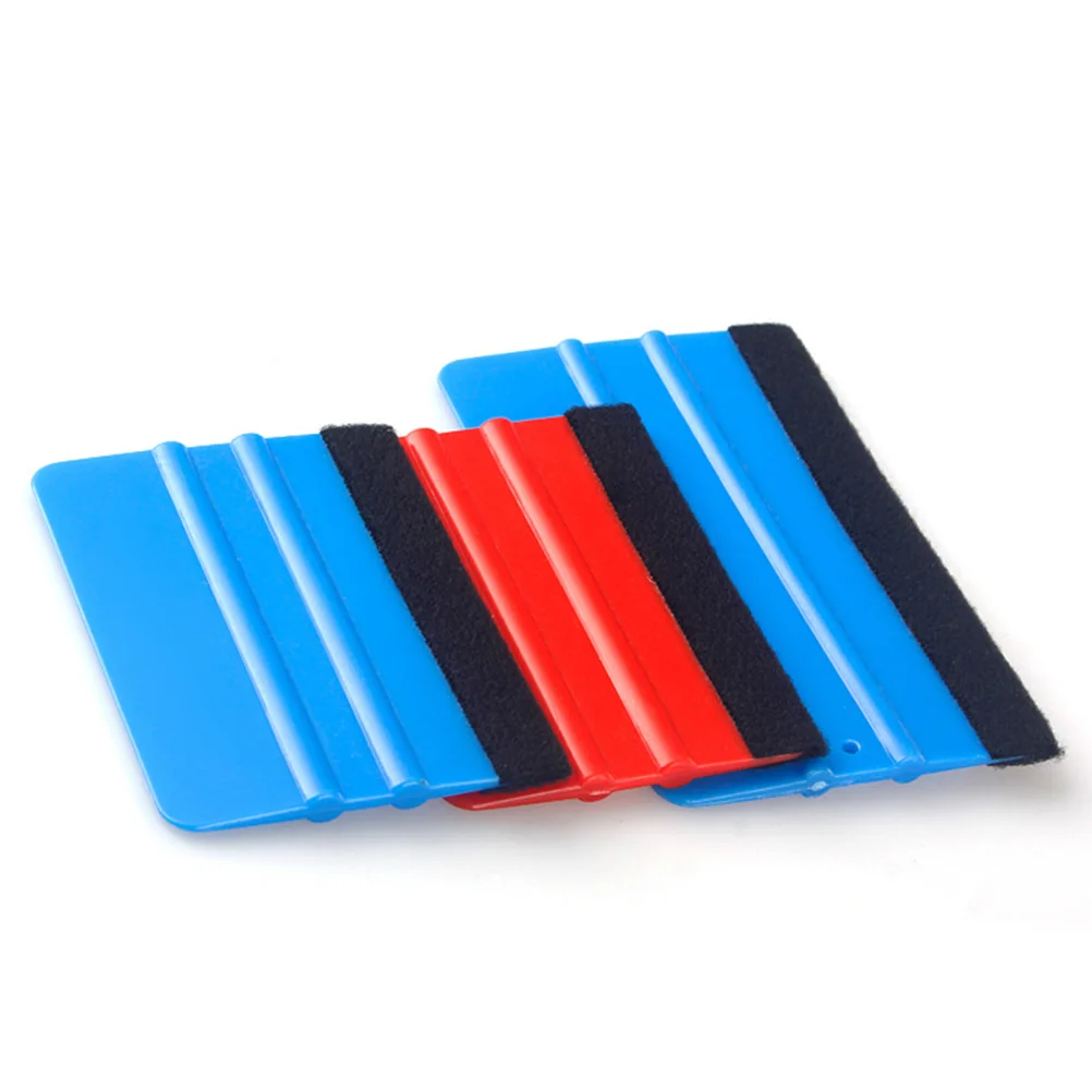 

Felt Squeegee for Automotive Fillers- 5pcs Professional Scratch Free Squeegee Film Applying Tool, Film Scraper Car