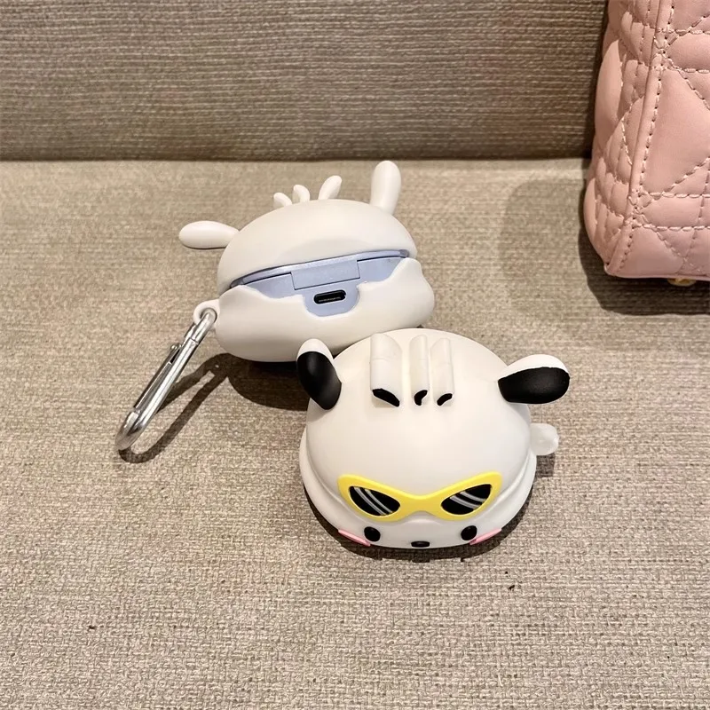 【未使用】Galaxy Buds2 ホワイト　ポチャッコケース付き Miniso ポチャッコ イヤホンケース Samsung Galaxy Buds Fe