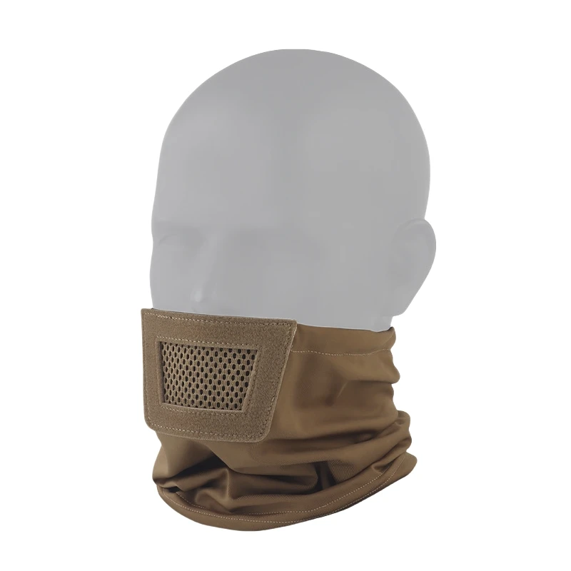 Masque rembourré maille respirant demi-face - Camping pêche jeux outdoor - Airsoft tir