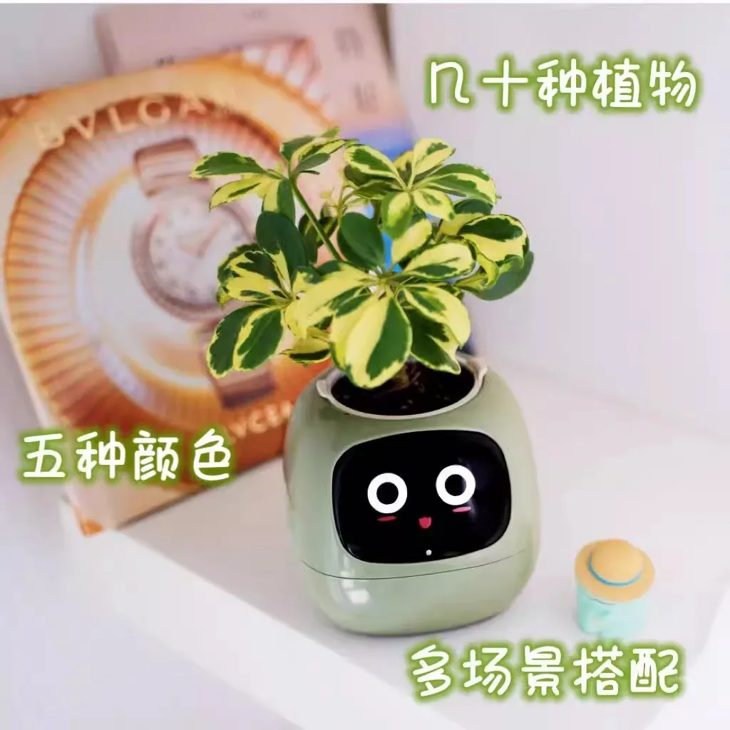 Ivy Plant Pet Robot Creative Interaction Tamagotchi Pet Cute Smart Flower Small Pot App Control Plants Emotions Robot