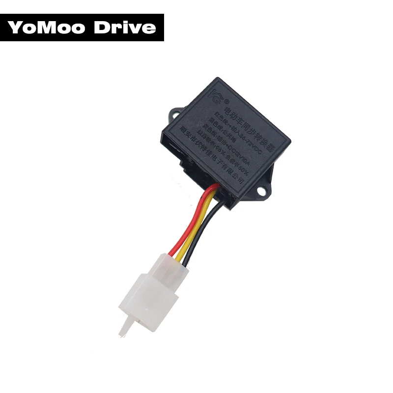 스몰 사이즈 전기 자전거 스쿠터 램프용 고효율 DC-DC 컨버터, 36V-72V-12V 10A, 120W