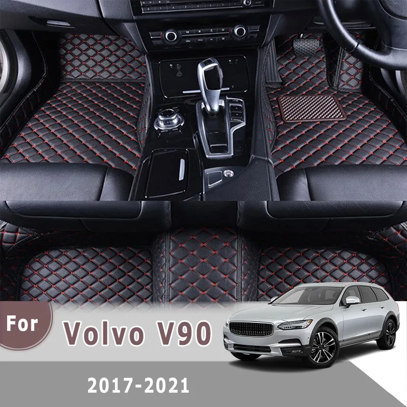 

Auto Carpets Accessories Dash Rugs Right Hand Drive Car Floor Mats For Volvo V90 2017 2018 2019 2020 2021 Styling Automotive