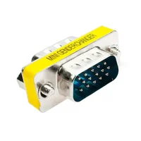 DB15 15Pin VGA Female To Female/Male To Male/Female Rs232 Serial Port Com Connector Mini Gender Changer Adapter Null Modem 2