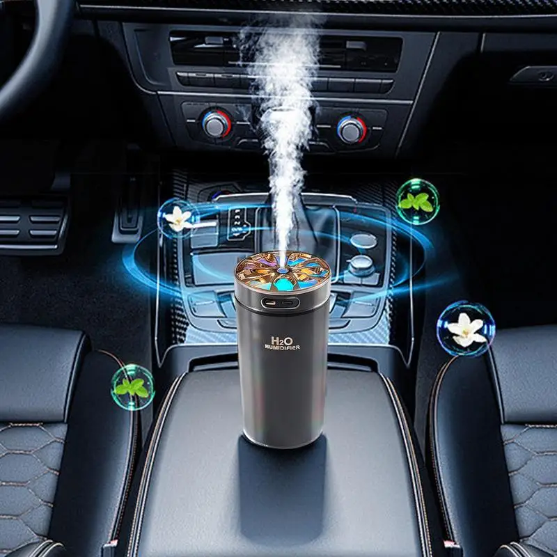 Portable Aromatherapy Humidifier Car Mini Desktop USB Household Air Mist Business Cute Mute Humidifier Car Air