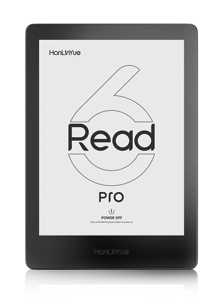 Original Hanlinyue Read6 Pro E-Book Reader 64G Ink Screen 6-inch ePaper 300PPI Eye Protecting ePaper Book Reader 256 Gray Scale